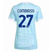 Maillot de football Réplique Juventus Andrea Cambiaso #27 Extérieur Femme 2025-26 Manche Courte