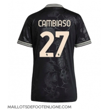Maillot de football Réplique Juventus Andrea Cambiaso #27 Troisième Femme 2025-26 Manche Courte