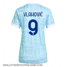 Maillot de football Réplique Juventus Dusan Vlahovic #9 Extérieur Femme 2025-26 Manche Courte