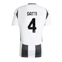 Maillot de football Réplique Juventus Federico Gatti #4 Domicile 2024-25 Manche Courte