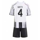 Maillot de football Réplique Juventus Federico Gatti #4 Domicile Enfant 2025-26 Manche Courte (+ Pantalon court)