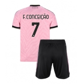 Maillot de football Réplique Juventus Francisco Conceicao #7 Extérieur Enfant 2026-27 Manche Courte (+ Pantalon court)