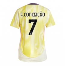 Maillot de football Réplique Juventus Francisco Conceicao #7 Extérieur Femme 2024-25 Manche Courte