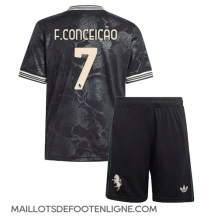 Maillot de football Réplique Juventus Francisco Conceicao #7 Troisième Enfant 2025-26 Manche Courte (+ Pantalon court)