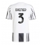 Maillot de football Réplique Juventus Gleison Bremer #3 Domicile 2025-26 Manche Courte
