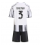Maillot de football Réplique Juventus Gleison Bremer #3 Domicile Enfant 2025-26 Manche Courte (+ Pantalon court)