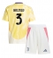 Maillot de football Réplique Juventus Gleison Bremer #3 Extérieur Enfant 2024-25 Manche Courte (+ Pantalon court)