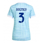 Maillot de football Réplique Juventus Gleison Bremer #3 Extérieur Femme 2025-26 Manche Courte