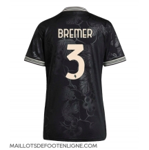 Maillot de football Réplique Juventus Gleison Bremer #3 Troisième Femme 2025-26 Manche Courte