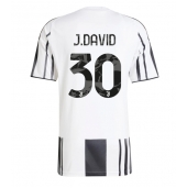 Maillot de football Réplique Juventus Jonathan David #30 Domicile 2025-26 Manche Courte