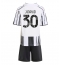 Maillot de football Réplique Juventus Jonathan David #30 Domicile Enfant 2025-26 Manche Courte (+ Pantalon court)