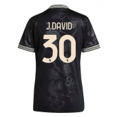 Maillot de football Réplique Juventus Jonathan David #30 Troisième Femme 2025-26 Manche Courte