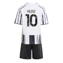 Maillot de football Réplique Juventus Kenan Yildiz #10 Domicile Enfant 2025-26 Manche Courte (+ Pantalon court)
