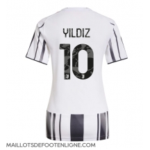 Maillot de football Réplique Juventus Kenan Yildiz #10 Domicile Femme 2025-26 Manche Courte