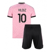 Maillot de football Réplique Juventus Kenan Yildiz #10 Extérieur Enfant 2026-27 Manche Courte (+ Pantalon court)