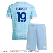 Maillot de football Réplique Juventus Khephren Thuram #19 Extérieur Enfant 2025-26 Manche Courte (+ Pantalon court)