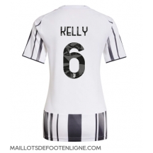 Maillot de football Réplique Juventus Lloyd Kelly #6 Domicile Femme 2025-26 Manche Courte