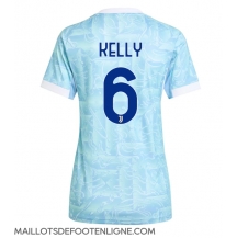 Maillot de football Réplique Juventus Lloyd Kelly #6 Extérieur Femme 2025-26 Manche Courte