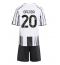 Maillot de football Réplique Juventus Lois Openda #20 Domicile Enfant 2025-26 Manche Courte (+ Pantalon court)