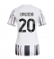 Maillot de football Réplique Juventus Lois Openda #20 Domicile Femme 2025-26 Manche Courte