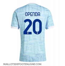 Maillot de football Réplique Juventus Lois Openda #20 Extérieur 2025-26 Manche Courte