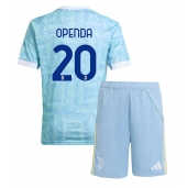 Maillot de football Réplique Juventus Lois Openda #20 Extérieur Enfant 2025-26 Manche Courte (+ Pantalon court)