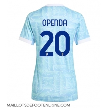 Maillot de football Réplique Juventus Lois Openda #20 Extérieur Femme 2025-26 Manche Courte