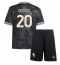 Maillot de football Réplique Juventus Lois Openda #20 Troisième Enfant 2025-26 Manche Courte (+ Pantalon court)