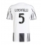 Maillot de football Réplique Juventus Manuel Locatelli #5 Domicile 2025-26 Manche Courte