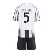 Maillot de football Réplique Juventus Manuel Locatelli #5 Domicile Enfant 2025-26 Manche Courte (+ Pantalon court)