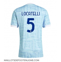 Maillot de football Réplique Juventus Manuel Locatelli #5 Extérieur 2025-26 Manche Courte