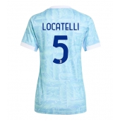 Maillot de football Réplique Juventus Manuel Locatelli #5 Extérieur Femme 2025-26 Manche Courte