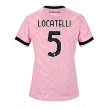 Maillot de football Réplique Juventus Manuel Locatelli #5 Extérieur Femme 2026-27 Manche Courte