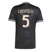 Maillot de football Réplique Juventus Manuel Locatelli #5 Troisième 2025-26 Manche Courte