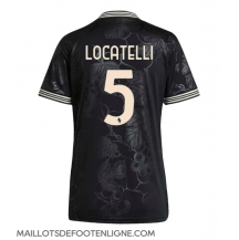 Maillot de football Réplique Juventus Manuel Locatelli #5 Troisième Femme 2025-26 Manche Courte