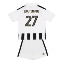 Maillot de football Réplique Juventus Nick Woltemade #27 Domicile Enfant 2026-27 Manche Courte (+ Pantalon court)