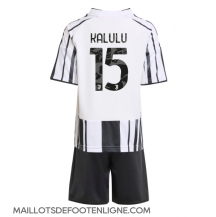 Maillot de football Réplique Juventus Pierre Kalulu #15 Domicile Enfant 2025-26 Manche Courte (+ Pantalon court)