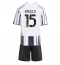 Maillot de football Réplique Juventus Pierre Kalulu #15 Domicile Enfant 2025-26 Manche Courte (+ Pantalon court)