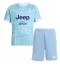 Maillot de football Réplique Juventus Pierre Kalulu #15 Extérieur Enfant 2025-26 Manche Courte (+ Pantalon court)