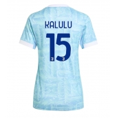 Maillot de football Réplique Juventus Pierre Kalulu #15 Extérieur Femme 2025-26 Manche Courte