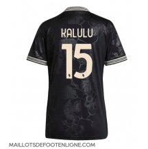 Maillot de football Réplique Juventus Pierre Kalulu #15 Troisième Femme 2025-26 Manche Courte