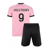 Maillot de football Réplique Juventus Randal Kolo Muani #9 Extérieur Enfant 2026-27 Manche Courte (+ Pantalon court)