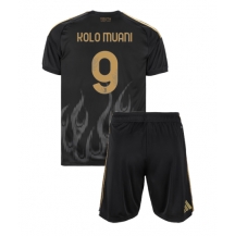 Maillot de football Réplique Juventus Randal Kolo Muani #9 Troisième Enfant 2026-27 Manche Courte (+ Pantalon court)