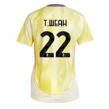 Maillot de football Réplique Juventus Timothy Weah #22 Extérieur Femme 2024-25 Manche Courte