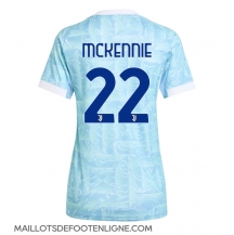 Maillot de football Réplique Juventus Weston McKennie #22 Extérieur Femme 2025-26 Manche Courte