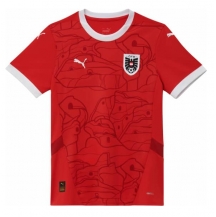 Maillot de football Réplique L'Autriche Domicile Femme Europe 2024 Manche Courte