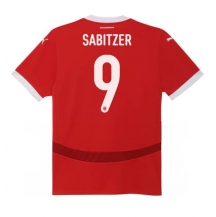 Maillot de football Réplique L'Autriche Marcel Sabitzer #9 Domicile Femme Europe 2024 Manche Courte