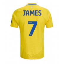 Maillot de football Réplique Leeds United Daniel James #7 Extérieur 2024-25 Manche Courte