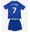 Maillot de football Réplique Leicester City Issahaku Fatawu #7 Domicile Enfant 2025-26 Manche Courte (+ Pantalon court)