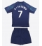 Maillot de football Réplique Leicester City Issahaku Fatawu #7 Extérieur Enfant 2025-26 Manche Courte (+ Pantalon court)